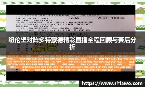 纽伦堡对阵多特蒙德精彩直播全程回顾与赛后分析